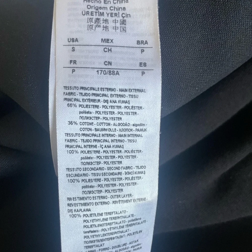 Armani Exchange Black Lace Sequin Sheath Dress Size S - Picture 13 of 15